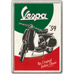 Vespa The Italian Classic Metal Card Famousrockshop