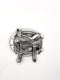 Belt Buckle - Vintage Silver Plated Western Saddle Horse Shoe 