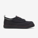 Volley Steel Cap Toe Canvas Black Rubber Sole