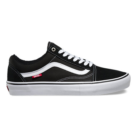Vans Old Skool Pro Black White VN000ZD4Y28 Vans The Old Skool Pro, a Vans classic upgraded for enhanced performance, features suede, canvas, and leather uppers, single-wrap foxing tape, Ultra Cush HD sock liners to keep the foot close to the board while providing the highest level of impact cushioning, and Vans original Famous Rock Shop Newcastle NSW Australia