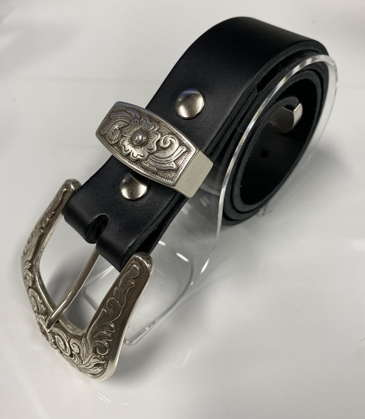 Boho Genuine Leather Belt Black