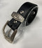 Boho Genuine leather belts Black