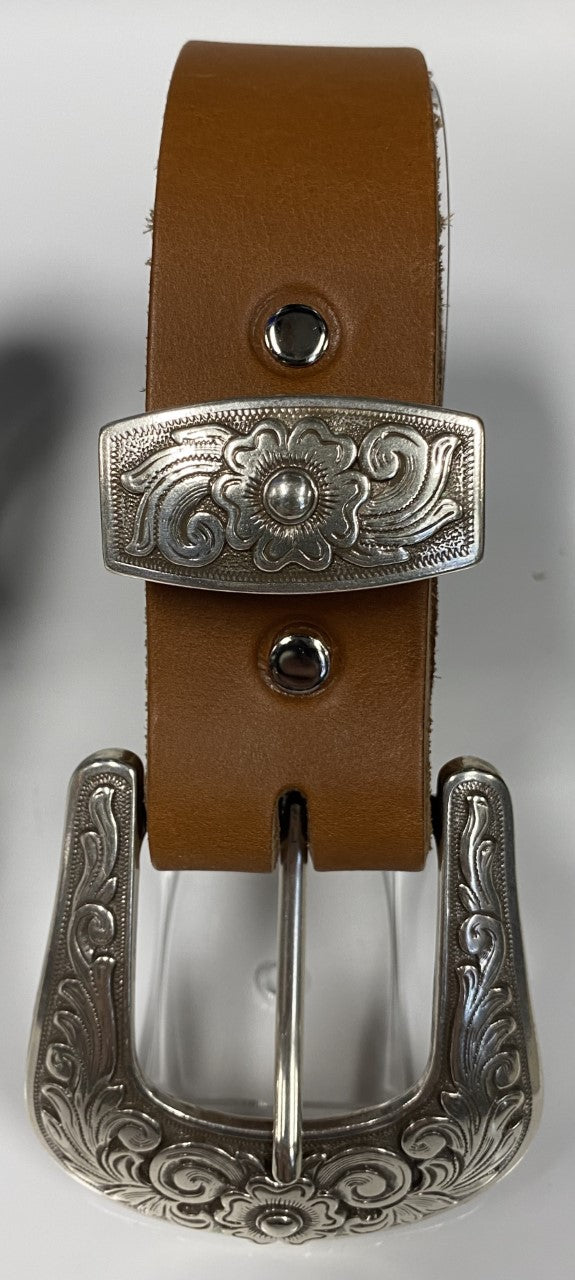 Boho Genuine leather belts Tan