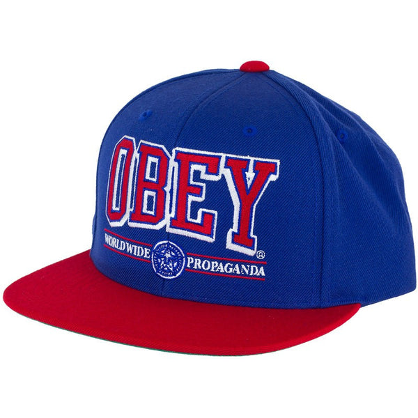 Obey Athletics Blue Red