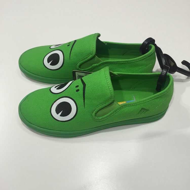 Emerica skate shoes The CHINA FLAT-TOY MACHINE COLLAB Green LIMITED EDITION Famous Rock Shop Newcastle NSW Australia