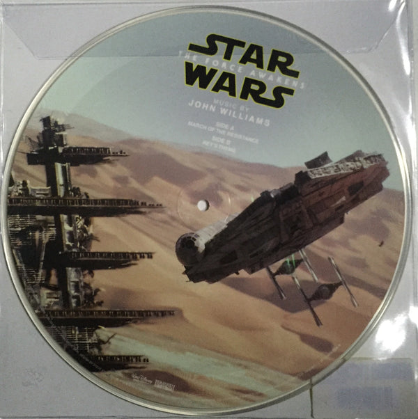 Star Wars Picture Record The Force Awakens Record Store Day Release 2016 Limited Edition Side A March of the Resistance Side B Rey's Theme 10 Inch Famous Rock Shop Newcastle 2300 NSW Australia