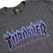 Thrasher Flame Logo T-Shirt Dark Heather 110289