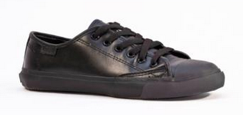 Gallaz Angel Kids Black Leather Shoes