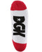 DGK 'Haters' Crew Socks Single Pair Red/ White