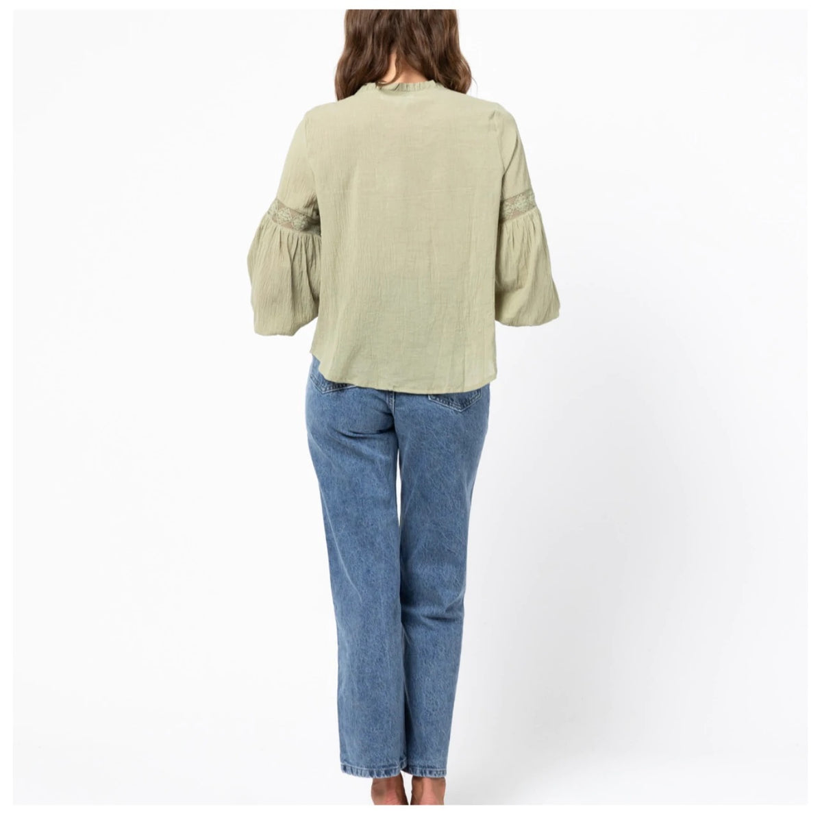 Hot Property Sofia Pistachio Blouse