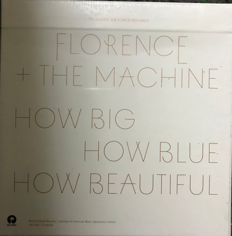 Florence & The Machine How Big How Blue How Beautiful Box Set Six 7 Inch Records Famous Rock Shop Newcastle 2300 NSW Australia