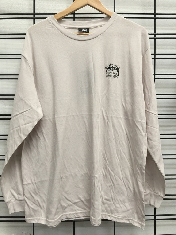 Stussy Women's International Tribe LS Tee Warm Sand