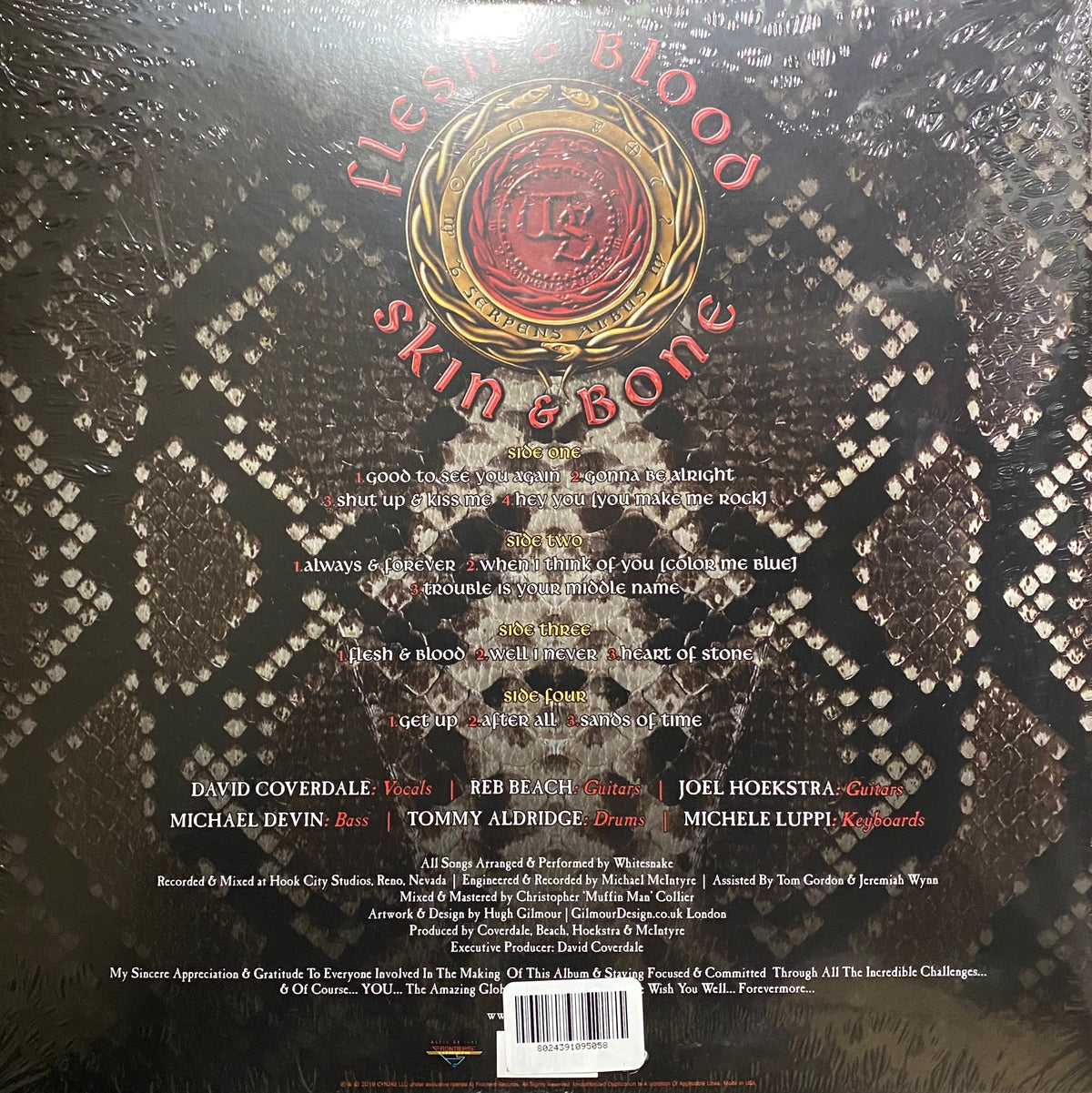 Whitesnake Flesh & Blood Vinyl 2LP
