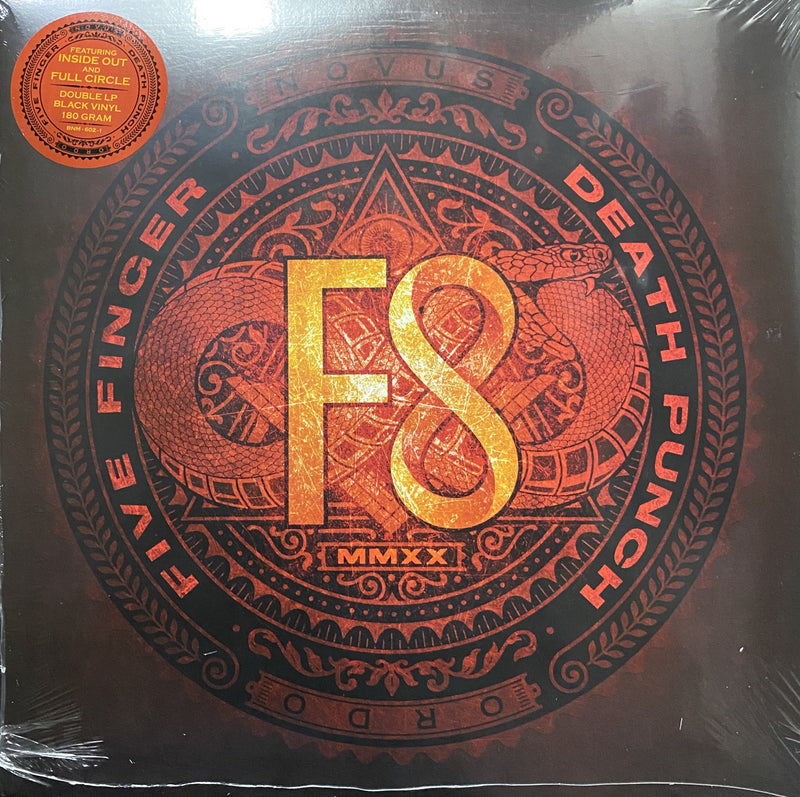 Five Finger Death Punch F8 2LP Black Vinyl Famous Rock Shop