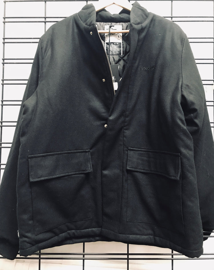 Stussy Hank Jacket Black ST097505 Famous Rock Shop Newcastle 2300 NSW Australia