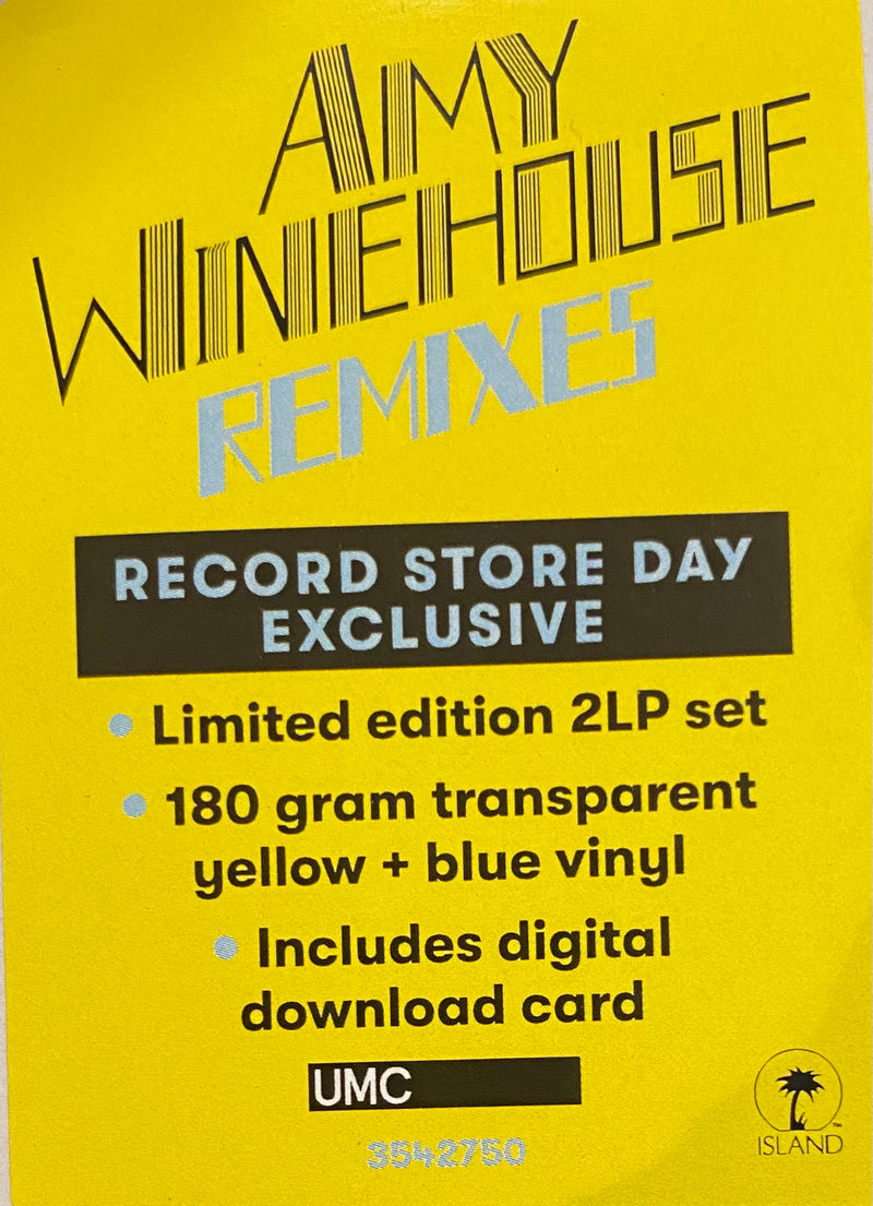 Amy Winehouse Remixes LTD EDN RSD 2021 INDIES EXCLUSIVE Vinyl 2LP