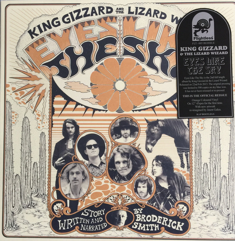 King Gizzard And The Lizard Wizard Eyes Like The Sky Halloween Orange Vinyl LP