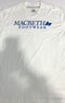 Macbeth Vintage Logo White and Blue Men's Tee