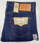 Levis jeans 501 Original fit Straight Leg  Button Fly Rinse 37461