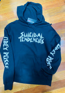 Obey Suicidal Tendencies  Black Fleece Hoodie