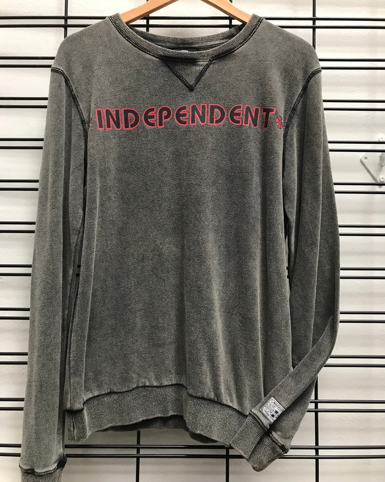 Independent Truck Company Bar Cross Vintage Men's Vintage Black Crew Jumper