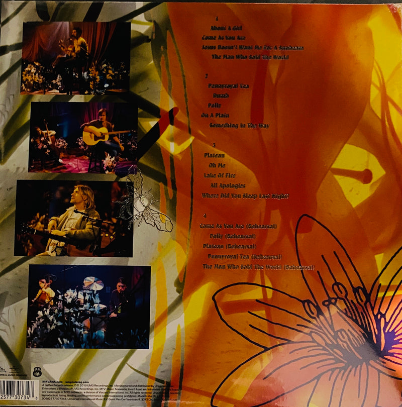 Nirvana MTV Unplugged In New York Vinyl 2 LP Set