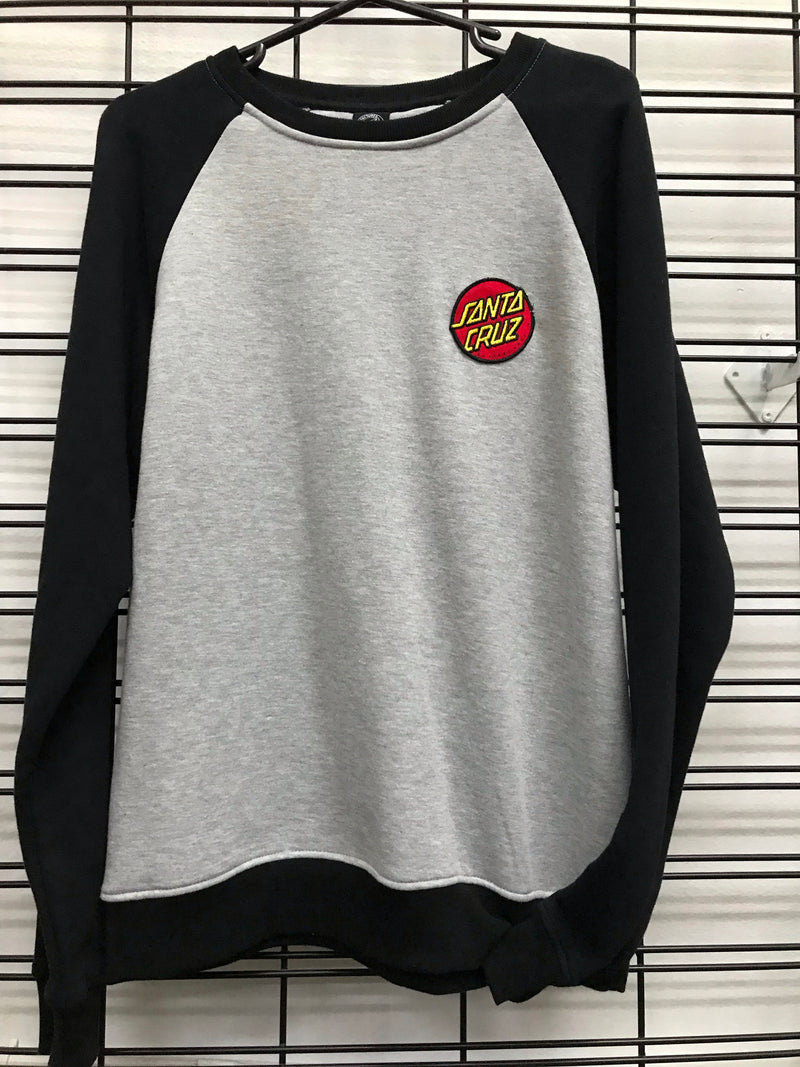 Santa Cruz Patch Dot Crew Grey Heath