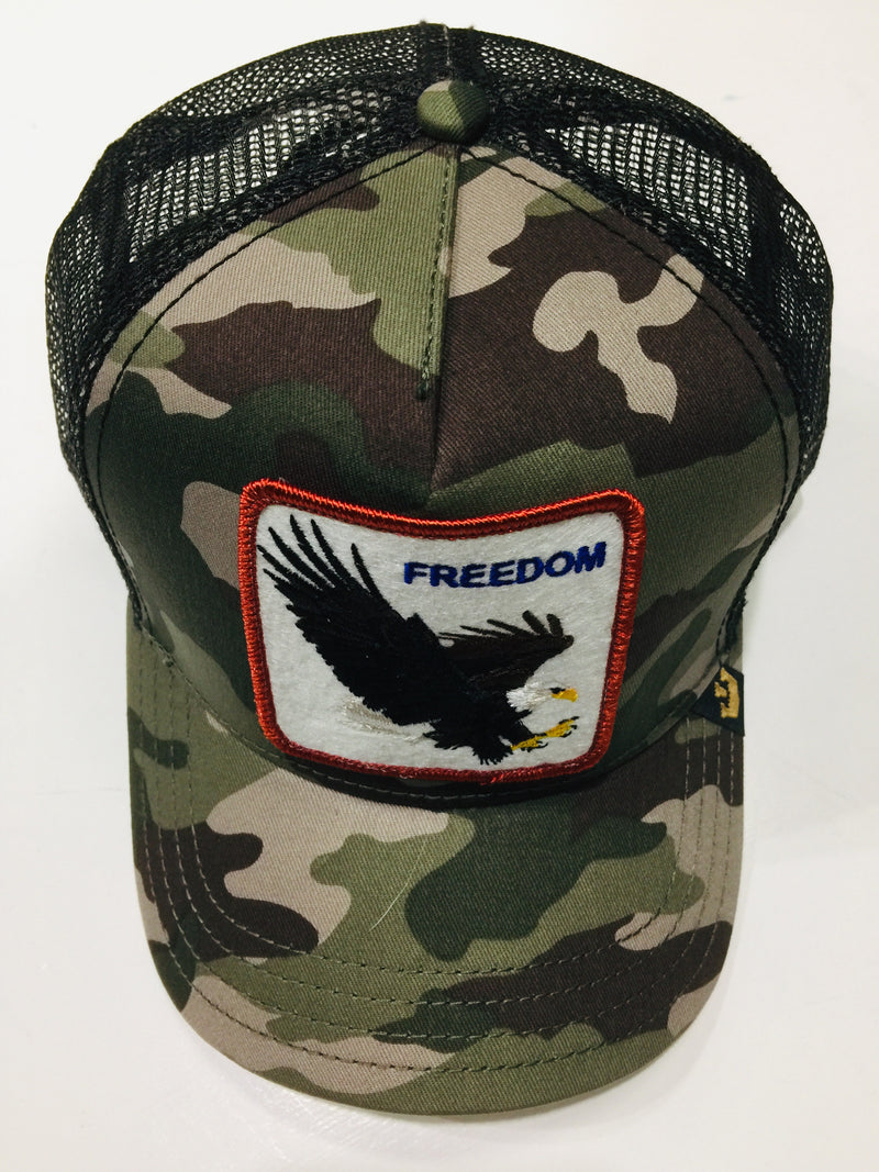 Goorin Bros Freedom Camo Grey 1SFM Trucker Caps
