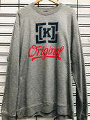 KR3W Original 4 Crew Fleece Men's Grey Jumper