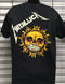 Metallica Flaming Skull Unisex Tee T-Shirt