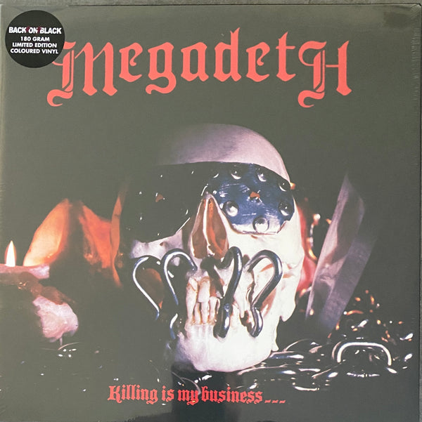 Megadeth Killing Is My Business  Limited Edition Coloured  Vinyl LP