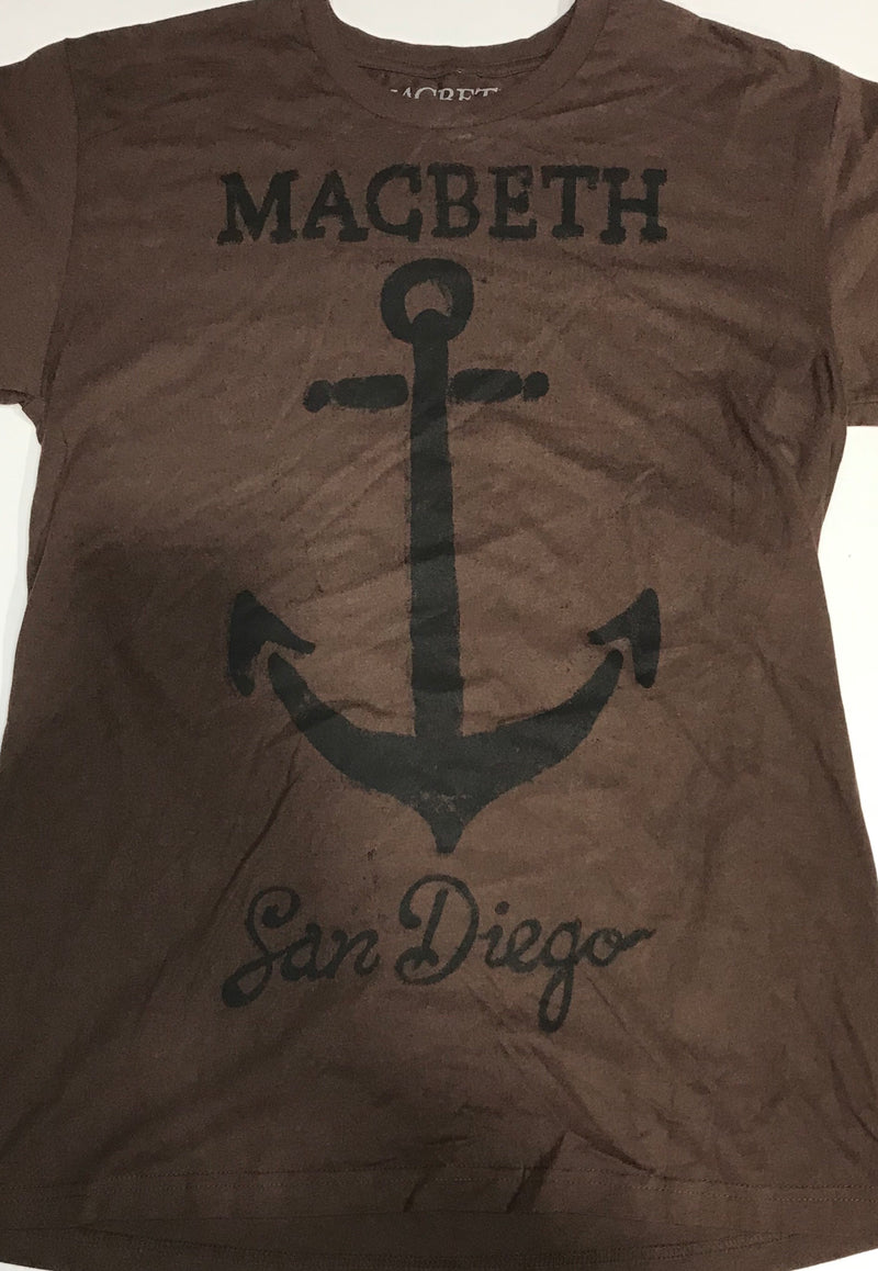 Macbeth San Diego Anchor Brown Men's Tee
