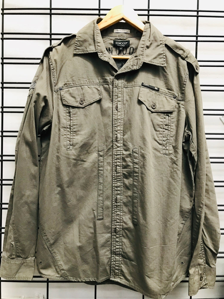 Elwood Highroad Men's Long sleeve Shirt Gunmetal