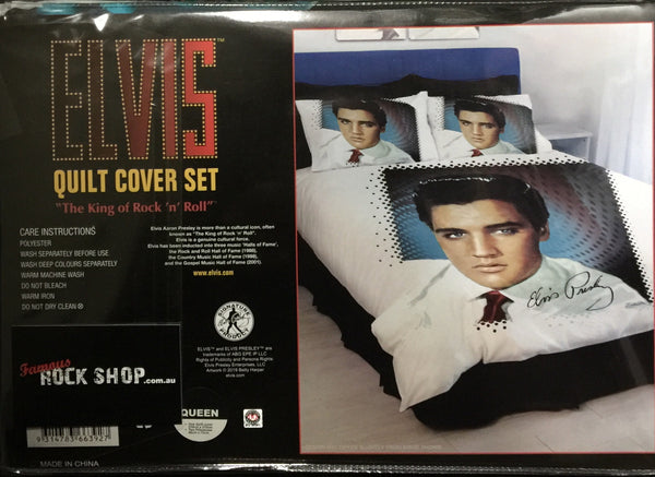 Elvis Queen Quilt Cover Set