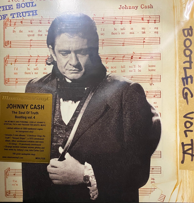 Johnny Cash Bootleg VOL4 The Soul Of Truth Limited Edition 3LP Vinyl