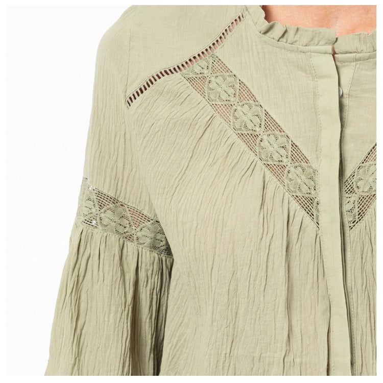 Hot Property Sofia Pistachio Blouse