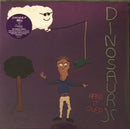 Limited edition purple 2LP vinyl record of Dinosaur JR's 'Hand It Over' album with a cartoon illustration of a dinosaur and a character on the front cover.