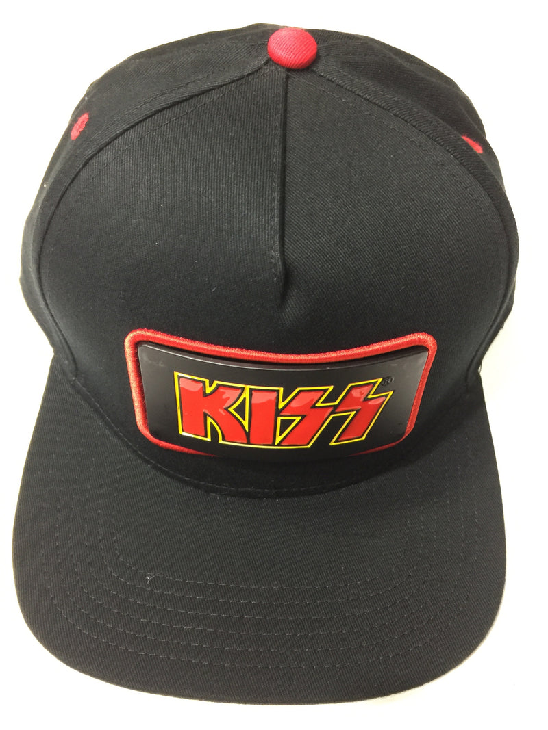 KISS Metal Plate Logo Cap Snapback