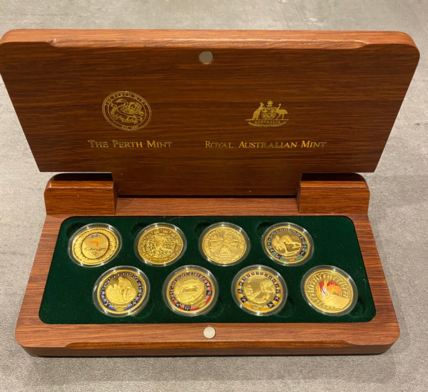 Sydney Olympic Games 2000  Gold Proof Coin Set  Mint Perth Mint