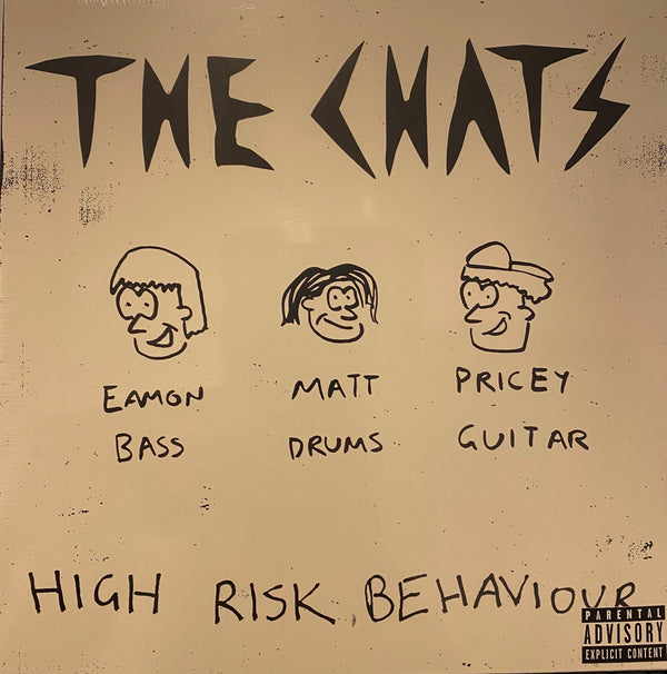 The Chats High Risk Behaviour Limited Edition Yellow Vinyl LP