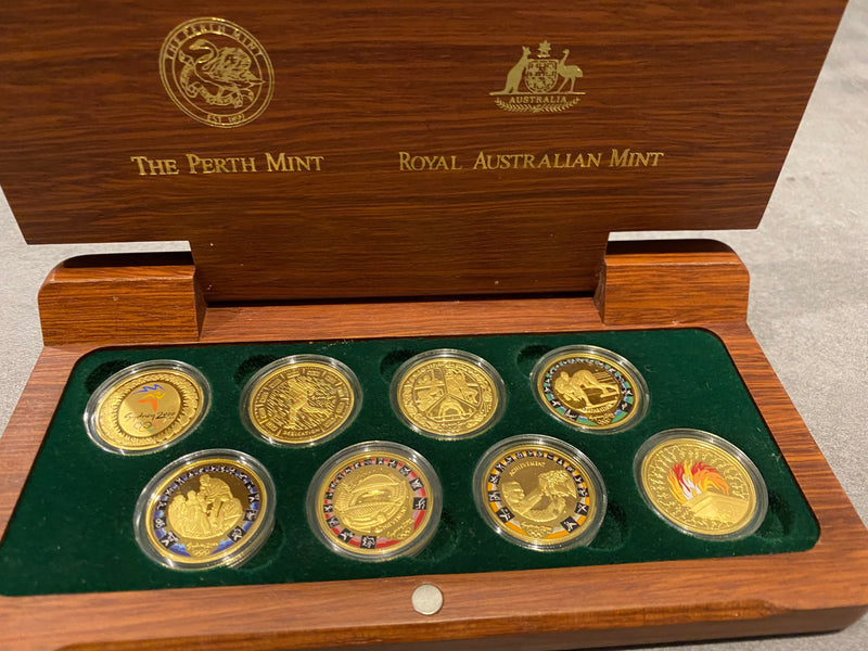 Sydney Olympic Games 2000  Gold Proof Coin Set  Mint Perth Mint