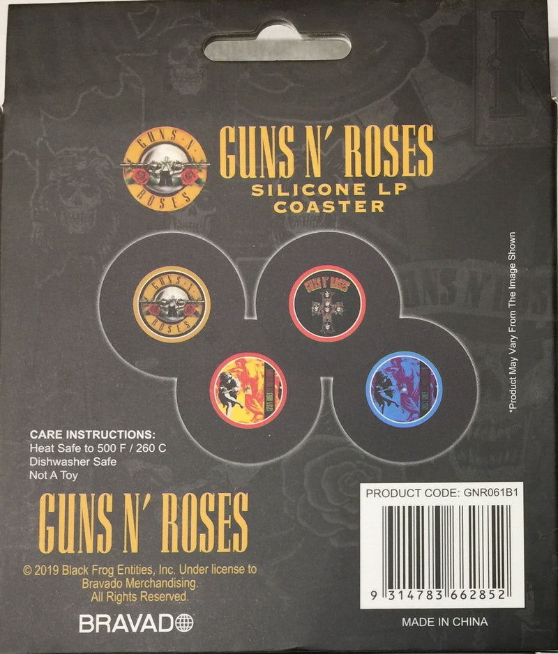 Guns N Roses 4 Vinyl Coasters