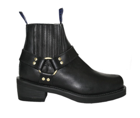 Johnny Reb Classic Short Boot Leather Boots 500 Black JR18190413 Johnny Reb Boots Newcastle NSW 2300 Famous Rock Shop Newcastle 2300 NSW Australia