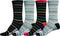 Globe Socks 4 Pack Stripe Deluxe