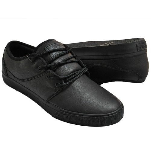 Globe MAHALO Black Leather Globe Mahalo Black Leather Sneakers GBMAHALO 10053 Black Famous Rock Shop Newcastle 2300 NSW Australia