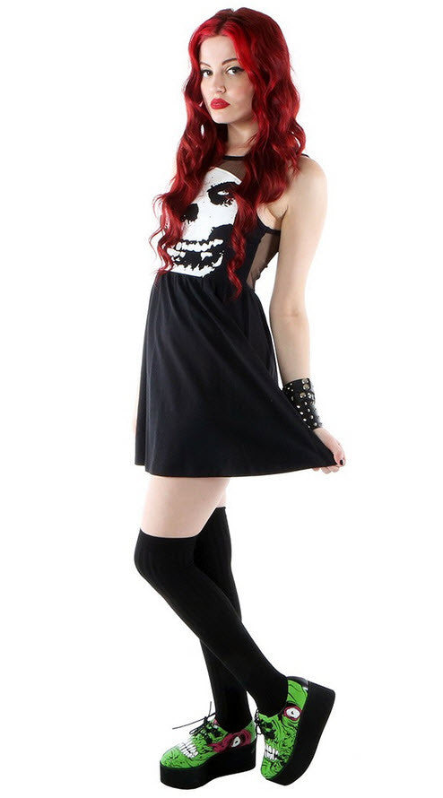 Iron Fist Misfits Mesh Dress Black