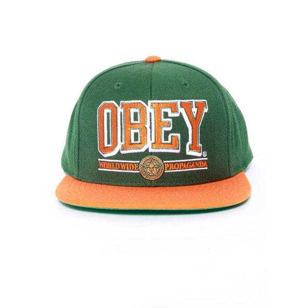 Obey Athletics Green Orange