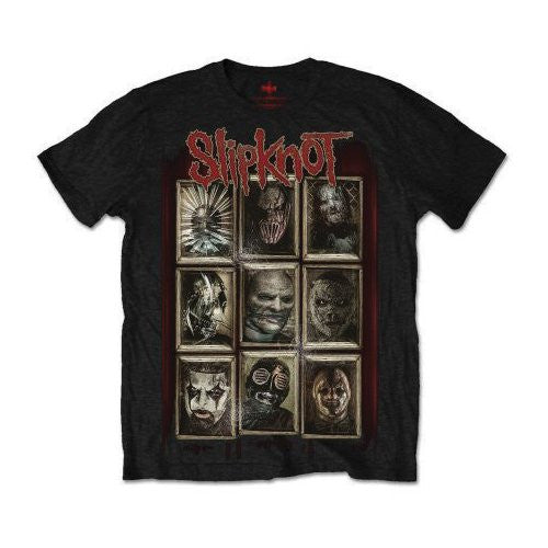 Slipknot T-Shirt: New Masks Famous Rock Shop Newcastle 2300 NSW Australia