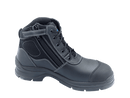 Blundstone 319 Zip up series  Men's or Women's Work and Safety Boots Black Leather Steel Toe Cap