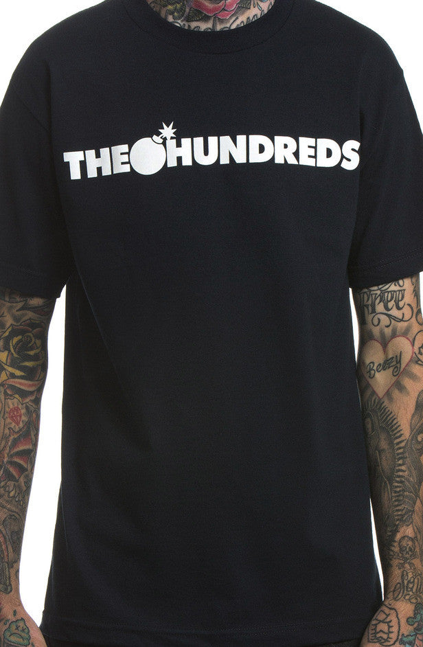 The Hundreds Forever Bar Navy Logo T-Shirt